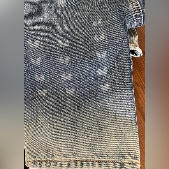 Ulla Johnson NWT- The Cropped Agnes Jean Wide Leg - Etched Arashi Wash - Picture 12 of 12